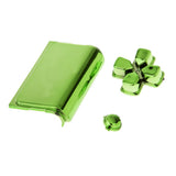 Maxbell Maxbell Replacement Chrome Plating Buttons and Touchpad for PS4 Controller-Green