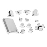 Maxbell Maxbell Replacement Chrome Plating Buttons and Touchpad for PS4 Controller-Silver