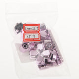 Maxbell Maxbell Replacement Chrome Plating Buttons and Touchpad for PS4 Controller-Pink
