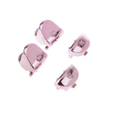 Maxbell Maxbell Replacement Chrome Plating Buttons and Touchpad for PS4 Controller-Pink