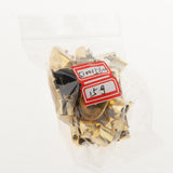Maxbell Maxbell Replacement Chrome Plating Buttons and Touchpad for PS4 Controller-Gold