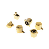 Maxbell Maxbell Replacement Chrome Plating Buttons and Touchpad for PS4 Controller-Gold