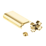 Maxbell Maxbell Replacement Chrome Plating Buttons and Touchpad for PS4 Controller-Gold