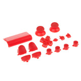 Maxbell Red Controller Button Thumbstick   D-pad Mod Set & 2x Spring for Sony PS4
