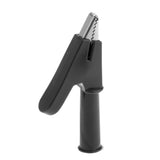 Maxbell 5x10mm Mouse Alligator Clip Plug Support Stackable Banana Plug Connector Black