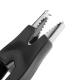 Maxbell 5x10mm Mouse Alligator Clip Plug Support Stackable Banana Plug Connector Black