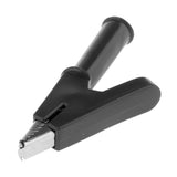 Maxbell 5x10mm Mouse Alligator Clip Plug Support Stackable Banana Plug Connector Black