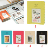 Maxbell Photo Album Namecard Storage Case Mini Film Book 64 Photos for Instax Black - Aladdin Shoppers