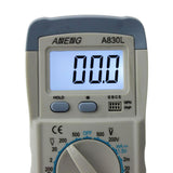 Maxbell Maxbell LCD Digital Multimeter DC AC Voltage Multi-Tester A830L-Gray with White