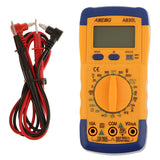 Maxbell Maxbell LCD Digital Multimeter DC AC Voltage Multi-Tester A830L-Blue with Yellow