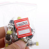 Maxbell 3xMini Momentary Push Button Switches Push on Release off Pack of 10 Yellow