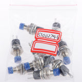Maxbell 3xMini Momentary Push Button Switches Push on Release off Pack of 10 Blue