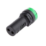 Maxbell 3xLED Flash Alarm Indicator Signal Lamp with Buzzer AD16-22SM 12V Green