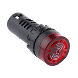 Maxbell 3xLED Flash Alarm Indicator Signal Lamp with Buzzer AD16-22SM 24V Red