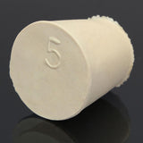 Maxbell 5x Laboratory Solid Rubber Plug Stopper Bungs Flask Tapered Tube Plugs 5# - Aladdin Shoppers