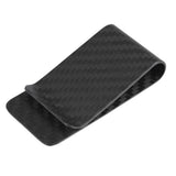Maxbell 24xReal Carbon Fiber Money Clip Matte Black Credit Card Holder Money Wallet