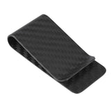 Maxbell 24xReal Carbon Fiber Money Clip Matte Black Credit Card Holder Money Wallet