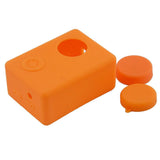 Maxbell Soft Silicone Dust-proof Protective Case Skin for SJCAM SJ4000 SJ5000 Orange - Aladdin Shoppers