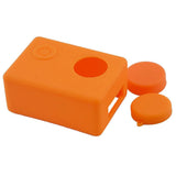 Maxbell Soft Silicone Dust-proof Protective Case Skin for SJCAM SJ4000 SJ5000 Orange - Aladdin Shoppers