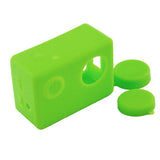 Maxbell Soft Silicone Dust-proof Protective Case Skin for SJCAM SJ4000 SJ5000 Green - Aladdin Shoppers