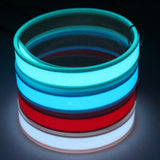 Maxbell 5xWhite 12V Electroluminescent Panel EL Tape Back Light 6 Colors With Inverter