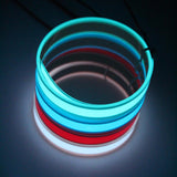 Maxbell 5xWhite 12V Electroluminescent Panel EL Tape Back Light 6 Colors With Inverter