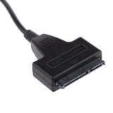 Maxbell Maxbell Dual USB 2.0 to SATA 15+7 Pin Data Power Cable Connector for 2.5" HDD