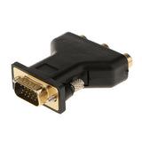 Maxbell Maxbell 3-RCA RGB Video Female To HD15-Pin VGA Component Video Jack Adapter
