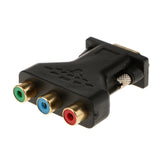 Maxbell Maxbell 3-RCA RGB Video Female To HD15-Pin VGA Component Video Jack Adapter