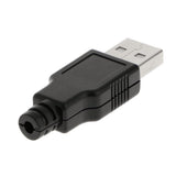 Maxbell 10pcs USB Type-A 4-pin Male Plug Socket Connector Adapter Jack Plastic Cover - Aladdin Shoppers