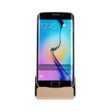 Maxbell Maxbell Desktop Double Side Micro USB Charger Dock Data Sync for Android Phone Gold