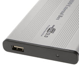 Maxbell 4xUSB2.0 IDE External 2.5" SSD HDD Hard Drive Enclosure Laptop Disk Case Gray