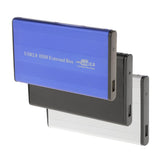 Maxbell 4xUSB2.0 IDE External 2.5" SSD HDD Hard Drive Enclosure Laptop Disk Case Gray