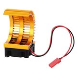 Maxbell Maxbell 7014 Aluminum Heat Sink and Fan Cooling 540 550 For HSP RC Model Car Motor