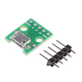 Maxbell Maxbell MICRO USB to DIP Adapter Pin Female Connector B Type Pcb Converter