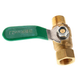 Maxbell 4xFemale x Male-1/4 BSP Thread Full Port Brass Ball Valve Shut Off Switch