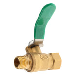 Maxbell 4xFemale x Male-1/4 BSP Thread Full Port Brass Ball Valve Shut Off Switch