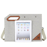 Maxbell Maxbell BRINCH 13.3 inch Nylon Multi-functional Sleeve Laptop Bag for MacBook Grey