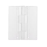 Maxbell 4x10pcs 45x38mm Clear Acrylic Plastic Folding Door Piano   Hinges
