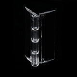Maxbell 4x10pcs 45x38mm Clear Acrylic Plastic Folding Door Piano   Hinges