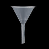 Maxbell 4x2pcs 60mm Plastic Long Stem Funnel for Kitchen Laboratory Liquid Transfer