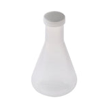 Maxbell 5x250ml Plastic Transparent Laboratory Conical Flask Container Bottle with Cap