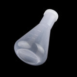 Maxbell 5x250ml Plastic Transparent Laboratory Conical Flask Container Bottle with Cap