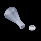 Maxbell 5x250ml Plastic Transparent Laboratory Conical Flask Container Bottle with Cap