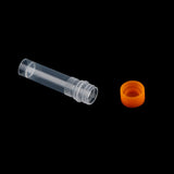 10Pcs 1.5ml + 10Pcs 5ml Plastic Cryovial Test Tube Sample with Screw Cap