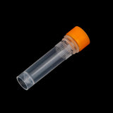 10Pcs 1.5ml + 10Pcs 5ml Plastic Cryovial Test Tube Sample with Screw Cap