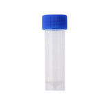 Maxbell 5Pcs 10ml&10Pcs 5ml Plastic Graduated Cryovial Test Tube Sample w/ Screw Cap