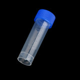 10Pcs 1.5ml + 10Pcs 5ml Plastic Cryovial Test Tube Sample with Screw Cap