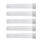 Maxbell 5Pcs 10ml&10Pcs 5ml Plastic Graduated Cryovial Test Tube Sample w/ Screw Cap