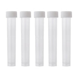 Maxbell 5Pcs 10ml&10Pcs 5ml Plastic Graduated Cryovial Test Tube Sample w/ Screw Cap
